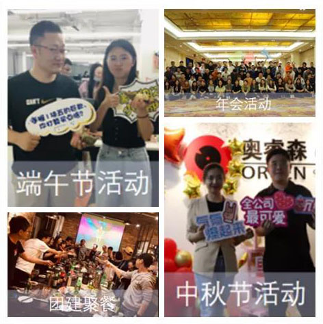 奧睿森公司部分活動